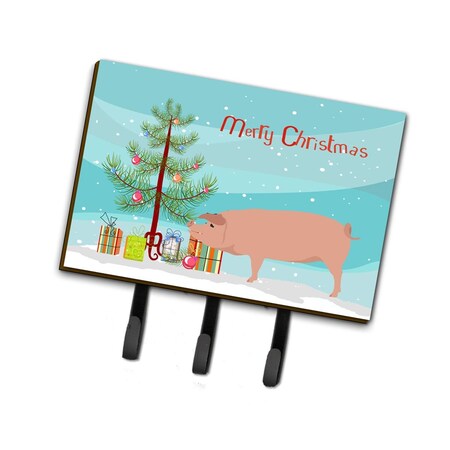 Carolines Treasures American Landrace Pig Christmas Leash or Key Holder BB9299TH68
